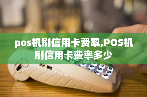 pos机刷信用卡费率,POS机刷信用卡费率多少-第1张图片-POS机中心