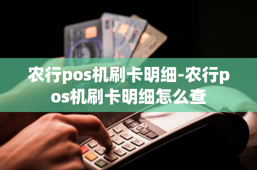 农行pos机刷卡明细-农行pos机刷卡明细怎么查-第1张图片-POS机中心