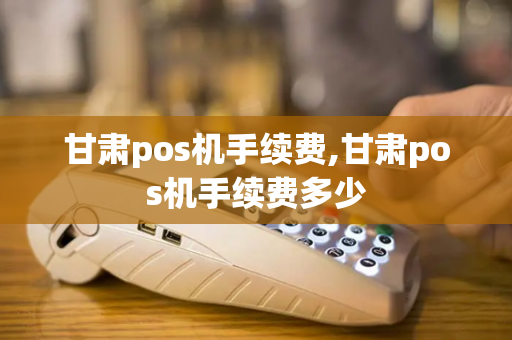 甘肃pos机手续费,甘肃pos机手续费多少-第1张图片-POS机中心