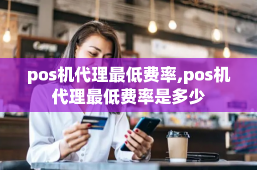 pos机代理最低费率,pos机代理最低费率是多少-第1张图片-POS机中心