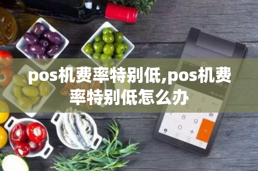 pos机费率特别低,pos机费率特别低怎么办-第1张图片-POS机中心