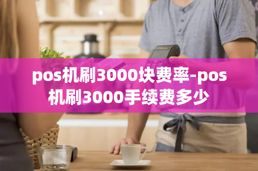 pos机刷3000块费率-pos机刷3000手续费多少