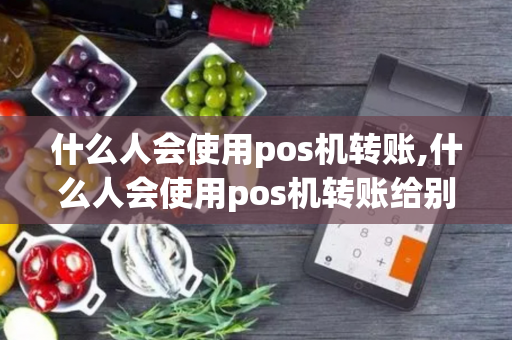 什么人会使用pos机转账,什么人会使用pos机转账给别人-第1张图片-POS机中心