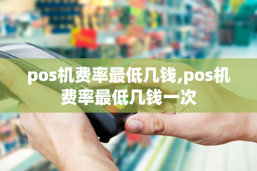 pos机费率最低几钱,pos机费率最低几钱一次-第1张图片-POS机中心