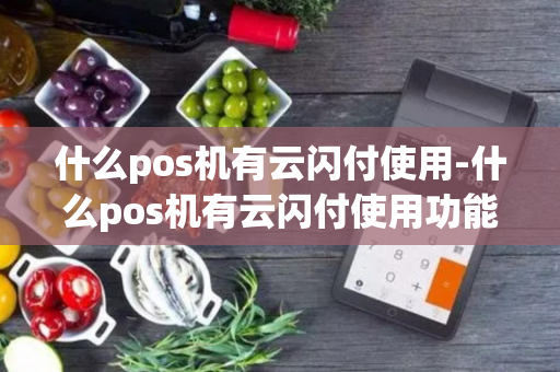 什么pos机有云闪付使用-什么pos机有云闪付使用功能-第1张图片-POS机中心