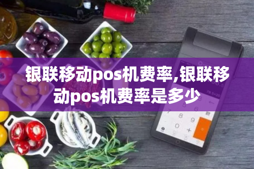 银联移动pos机费率,银联移动pos机费率是多少-第1张图片-POS机中心