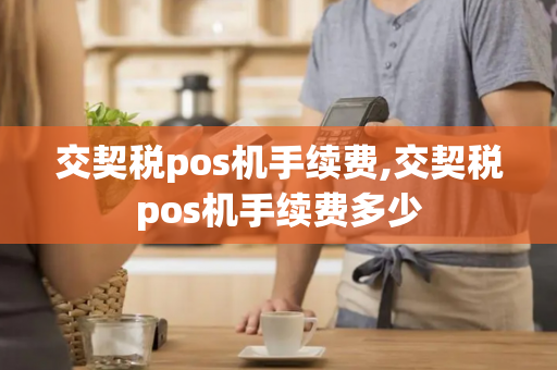 交契税pos机手续费,交契税pos机手续费多少-第1张图片-POS机中心