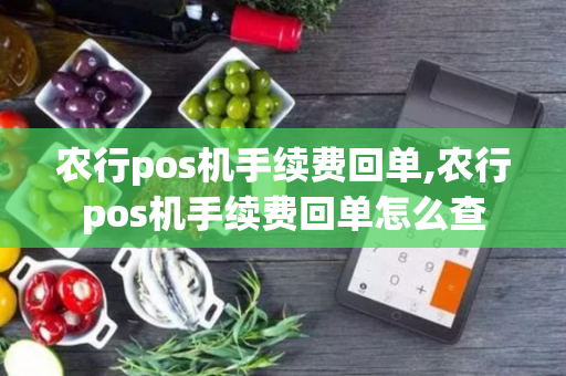 农行pos机手续费回单,农行pos机手续费回单怎么查-第1张图片-POS机中心