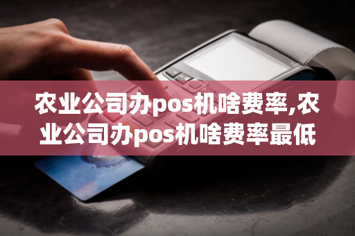 农业公司办pos机啥费率,农业公司办pos机啥费率最低