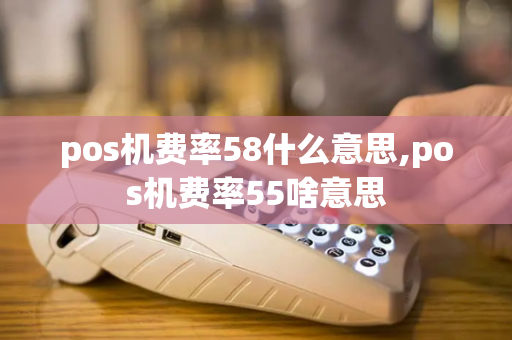 pos机费率58什么意思,pos机费率55啥意思