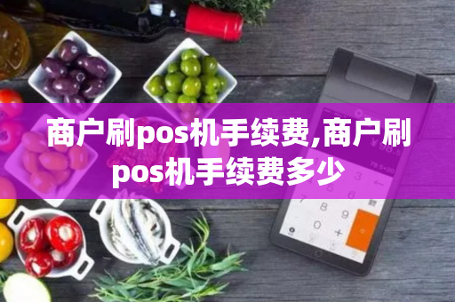 商户刷pos机手续费,商户刷pos机手续费多少-第1张图片-POS机中心