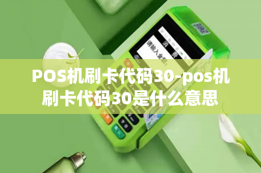 POS机刷卡代码30-pos机刷卡代码30是什么意思