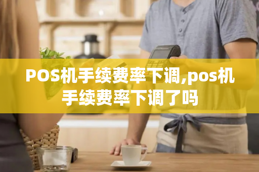 POS机手续费率下调,pos机手续费率下调了吗-第1张图片-POS机中心