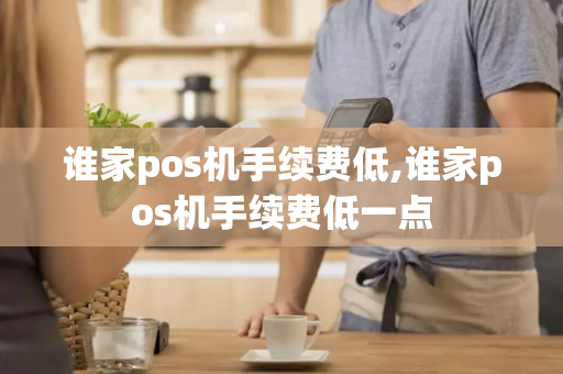 谁家pos机手续费低,谁家pos机手续费低一点