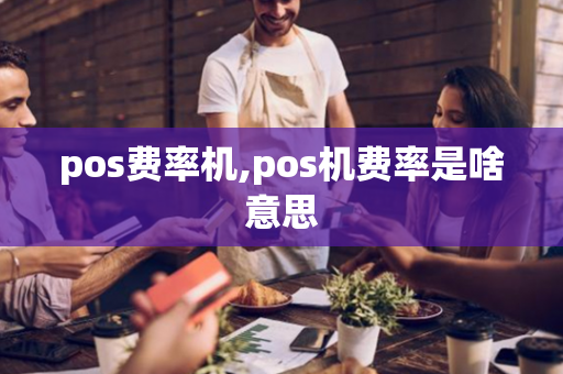 pos费率机,pos机费率是啥意思