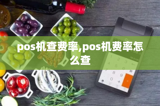 pos机查费率,pos机费率怎么查-第1张图片-POS机中心