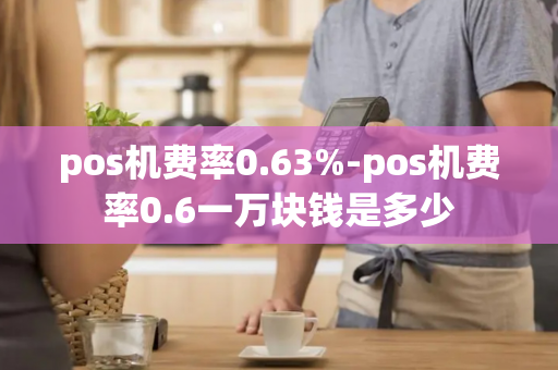 pos机费率0.63%-pos机费率0.6一万块钱是多少