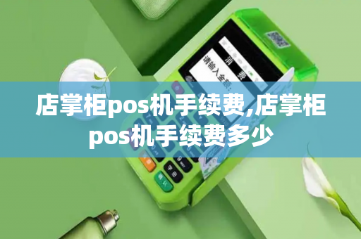 店掌柜pos机手续费,店掌柜pos机手续费多少-第1张图片-POS机中心